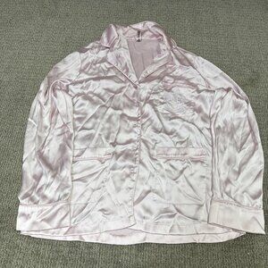 Skims Sleep Shirt Long Sleeve Button Up Women’s Size Medium